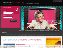 Tablet Screenshot of hostalenpontevedra.com